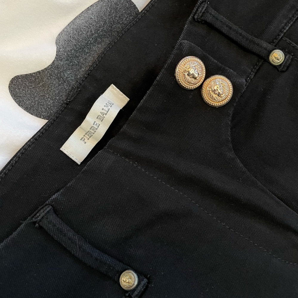Pierre Balmain Black Jeans